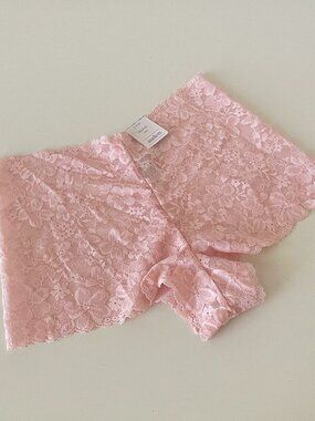 Auden Lace Boyshorts Pink Panties
